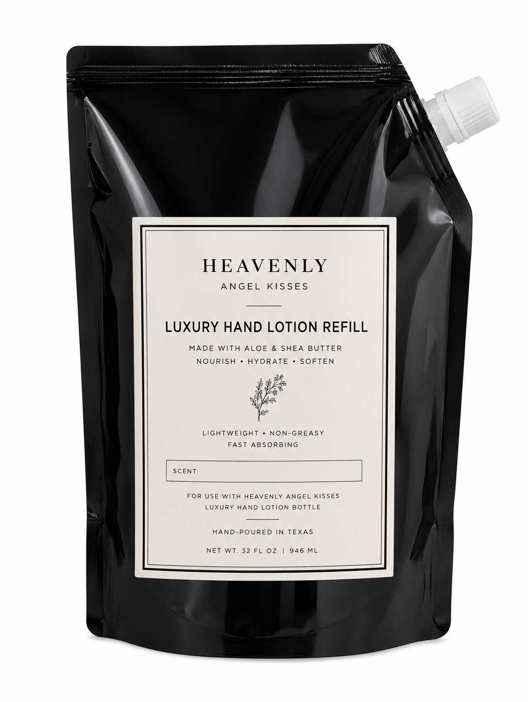 Luxury Hand Lotion Refill Pouch