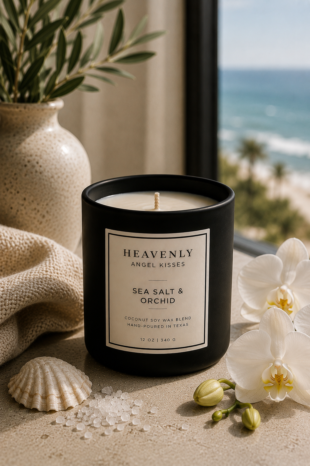 Sea Salt & Orchid Candle